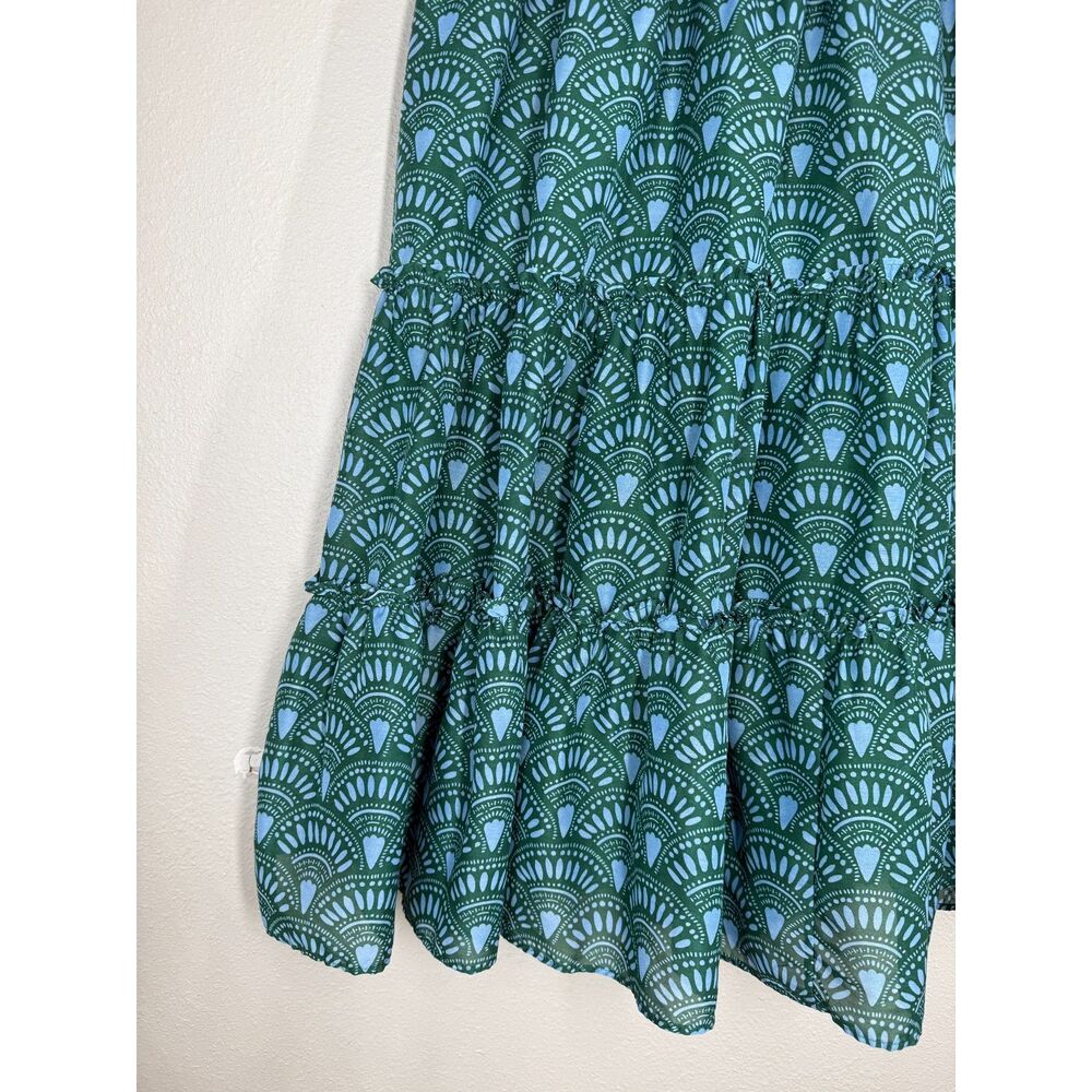 J. Marie Strapless Skirt Dress Womens Sz M Feminine Tiered Boho Cottagecore - Picture 2 of 7